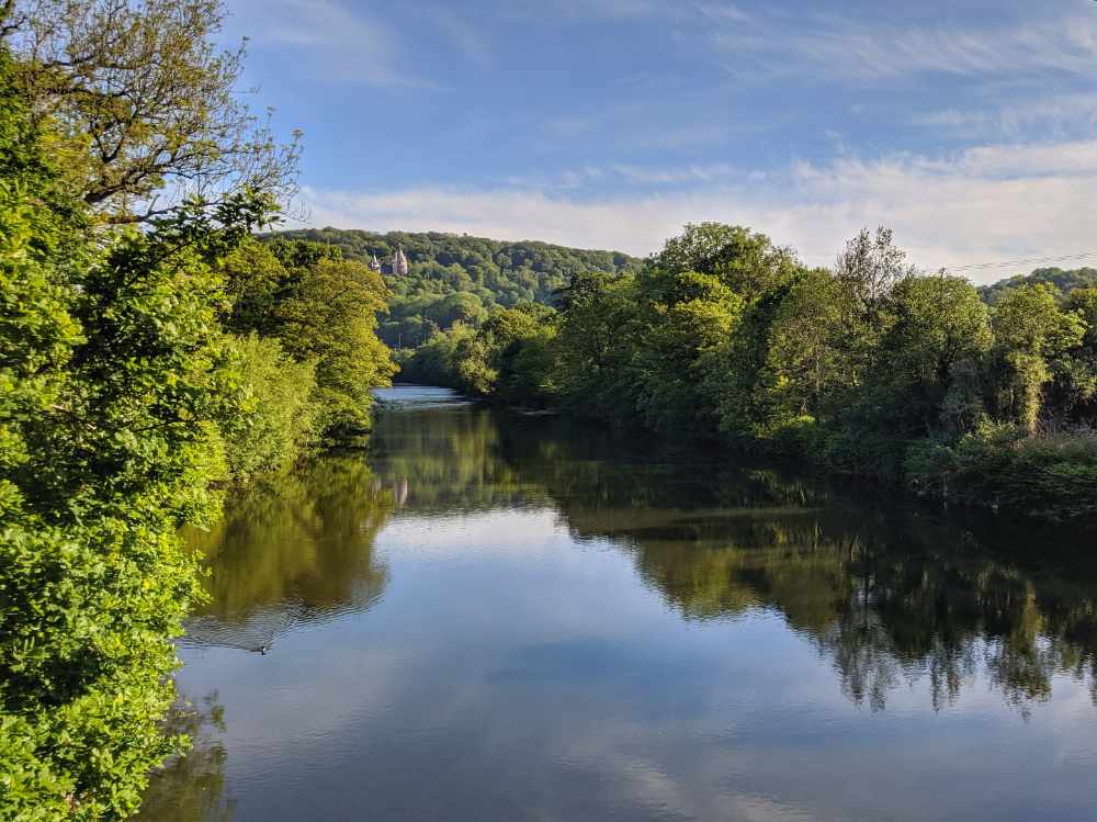 Castell Coch and the River Taff