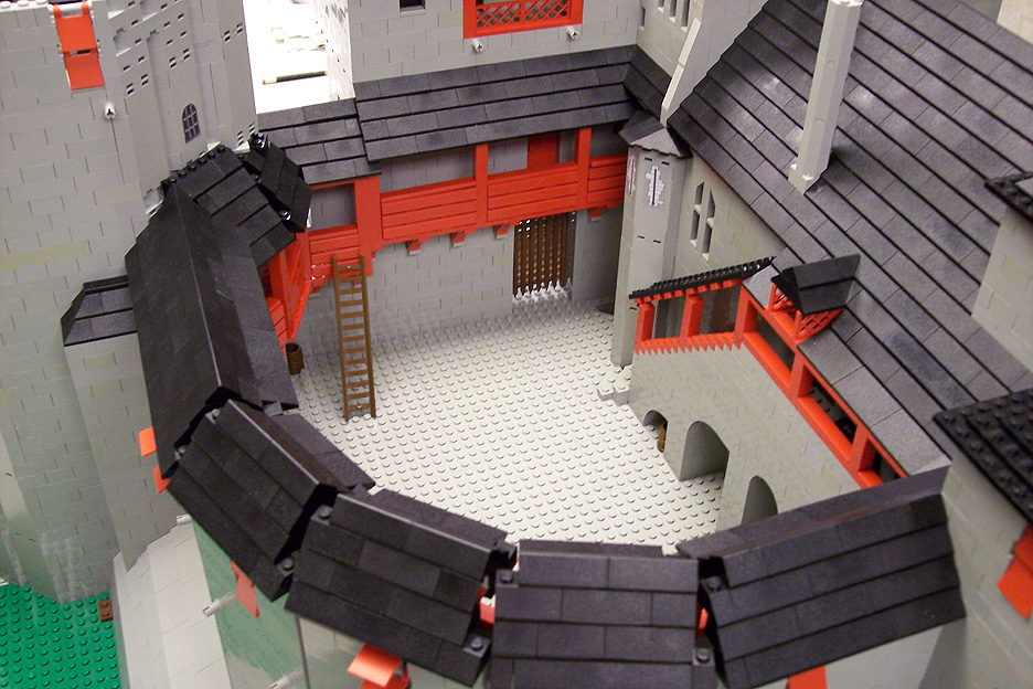 Lego model of Castell Coch