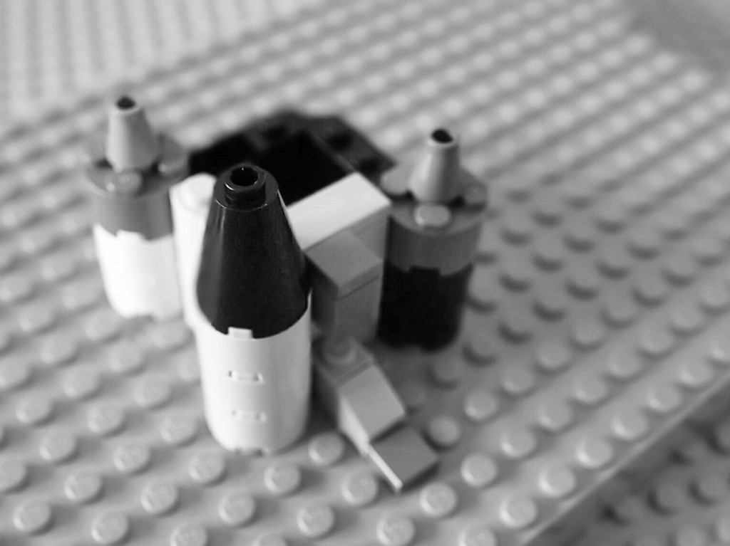 Lego model of Castell Coch