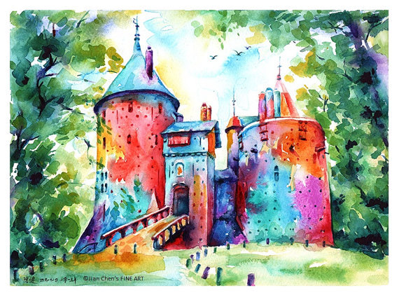 Castell Coch artwork by