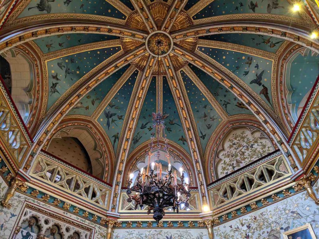 Ceiling in Castell Coch