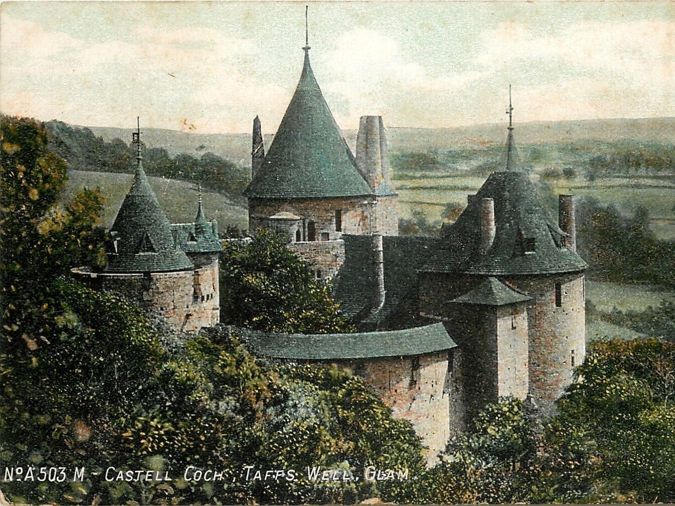 Postcard featuring Castell Coch