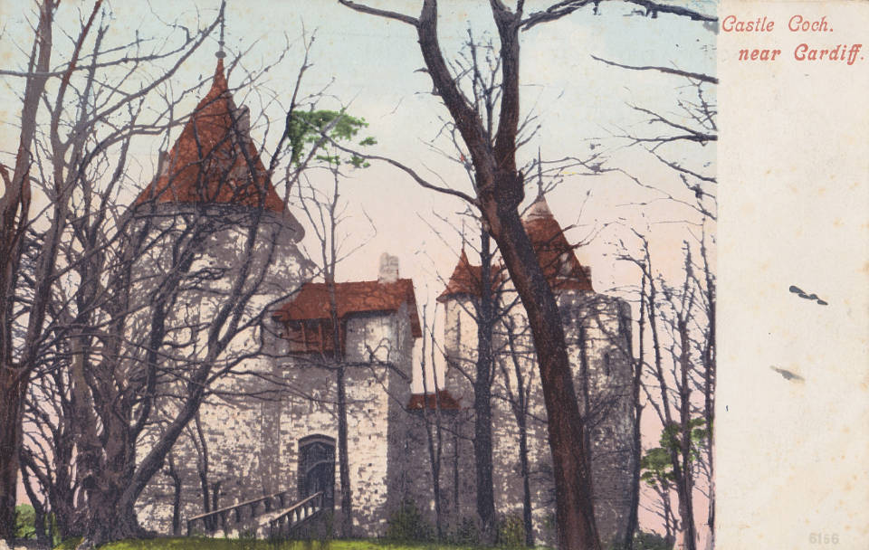 Postcard of Castell Coch from 1907