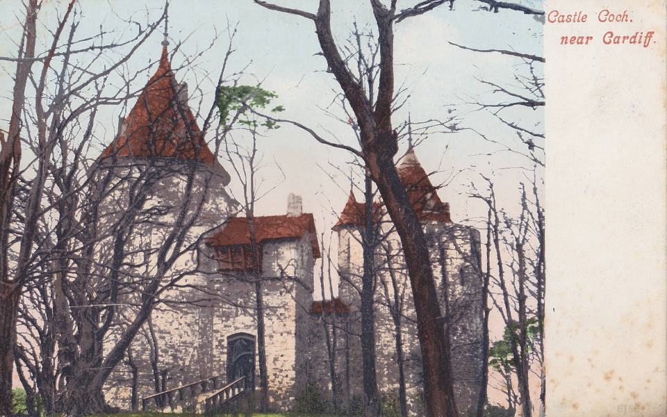 Postcard of Castell Coch from 1905