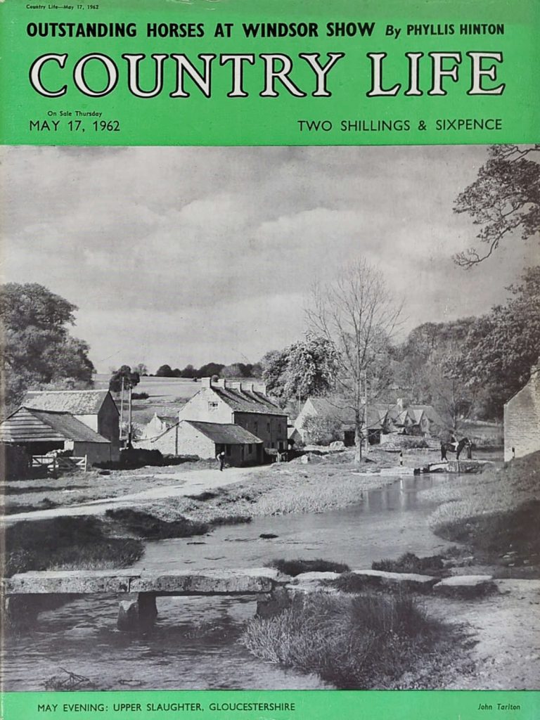 Front cover of Country Life magazine from May 17 1962.