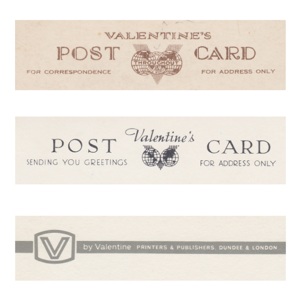 Collage of three Valentine's wordmarks