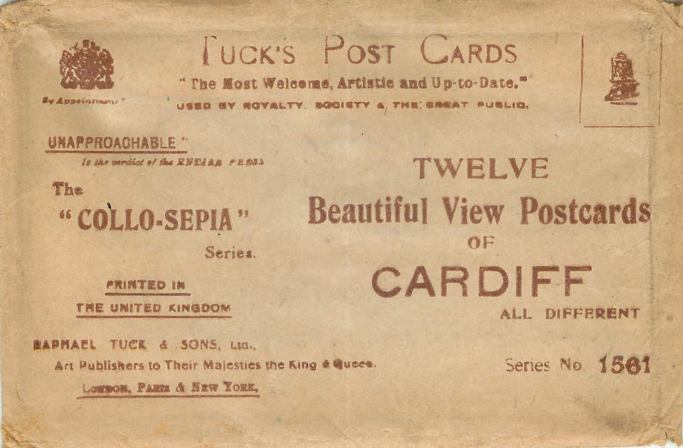 Cover of Tuck's Post Cards set of postcards from Cardiff